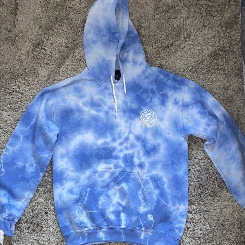 Obey Mira Rosa Blue Tie Dye Hoodie